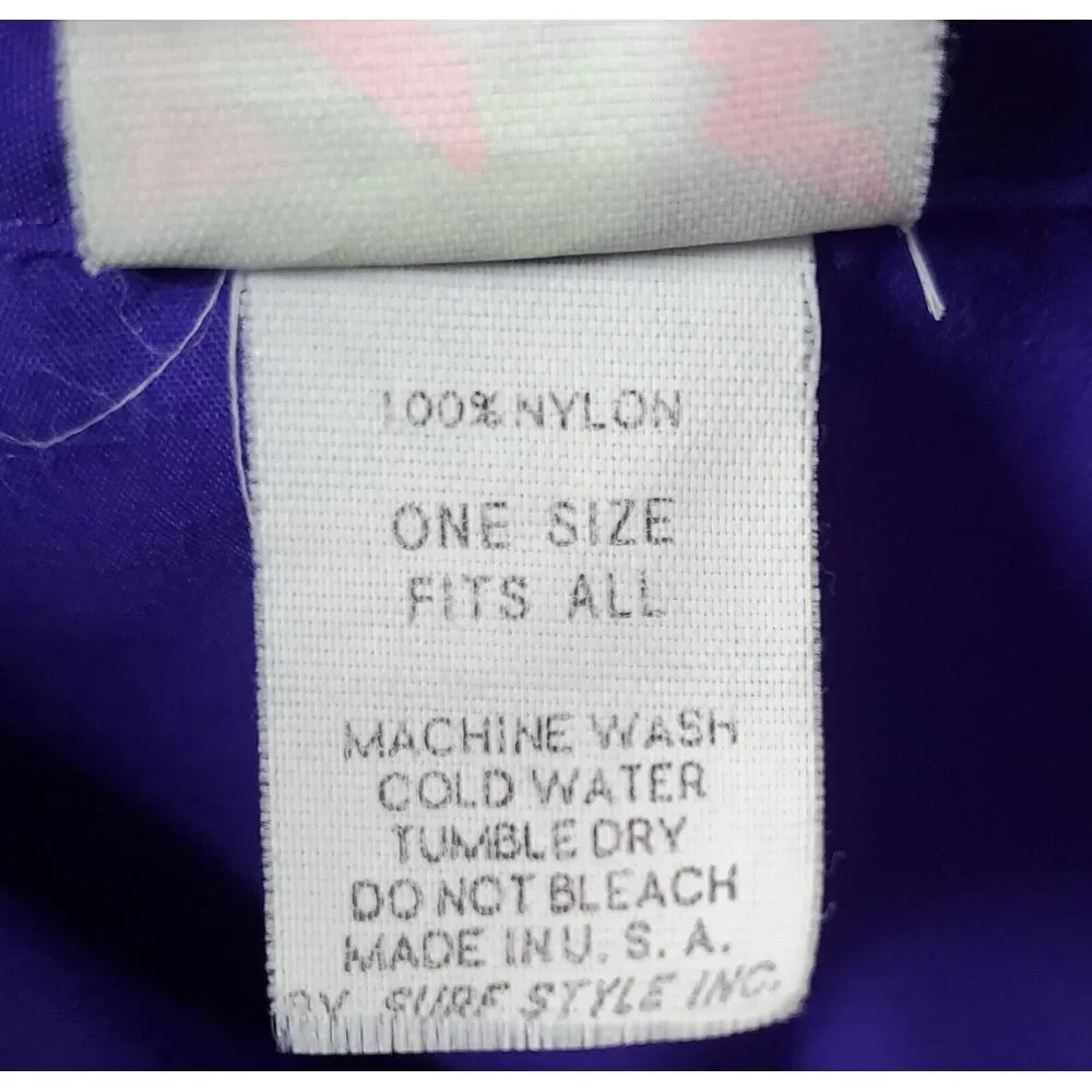 Surf Style Oakley Thermonuclear Protection Purple Pullover Windbreaker '90's Y2K - Picture 4 of 9